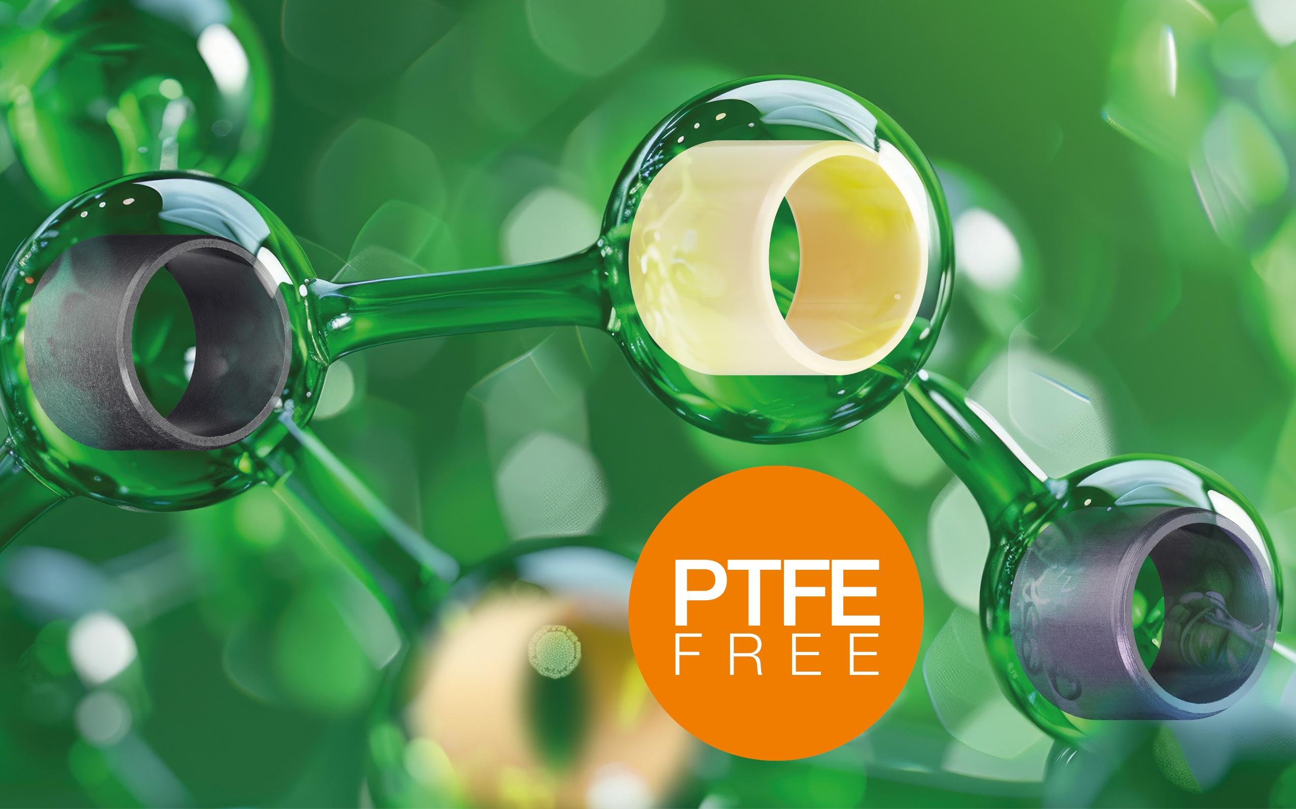 una gamma di cuscinetti a strisciamento totalmente privi di PTFE