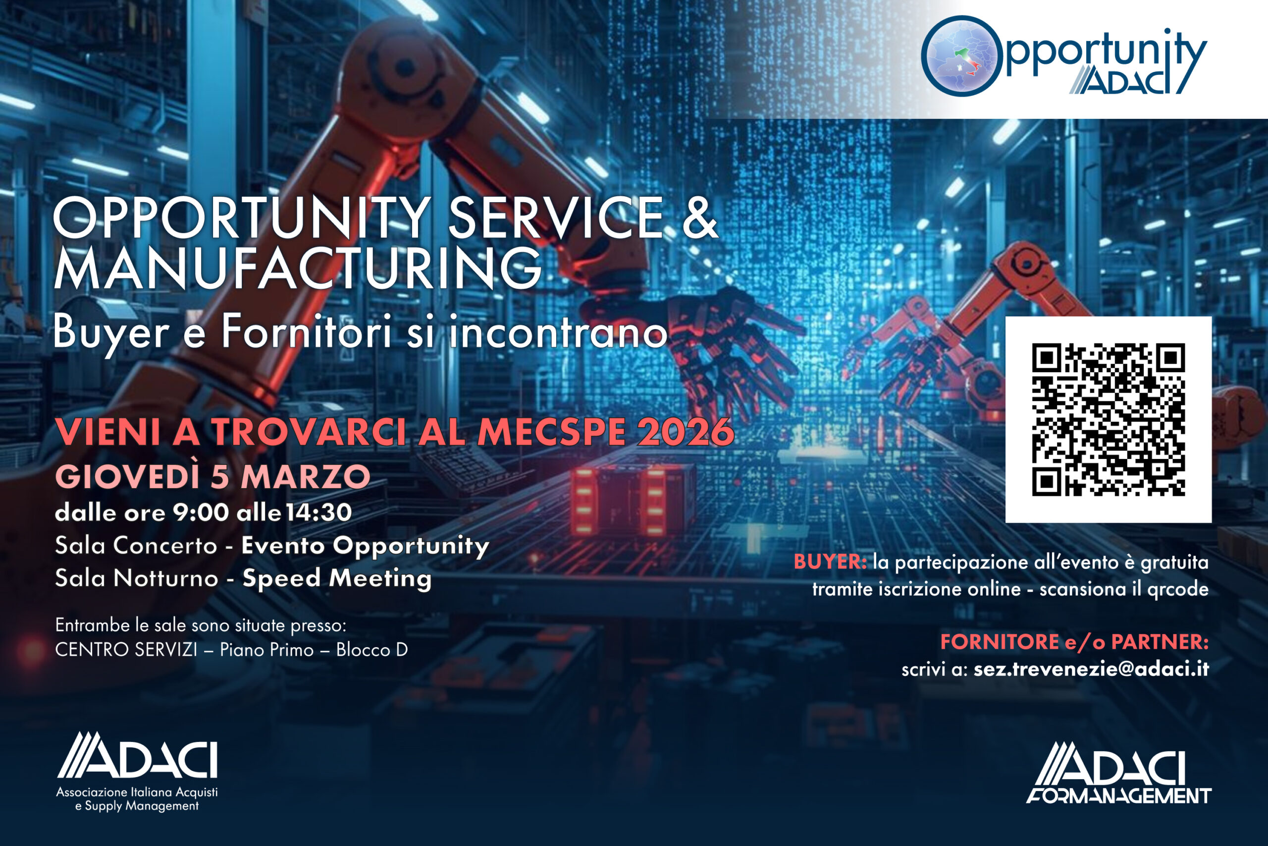 ADACI | Prospettive per il 2026 e opportunità di business a MECSPE