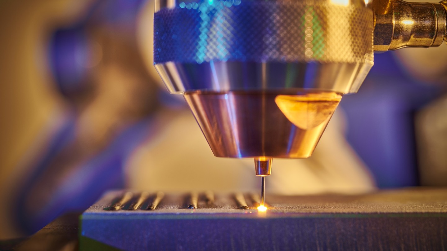 Deposizione di materiale laser a filo