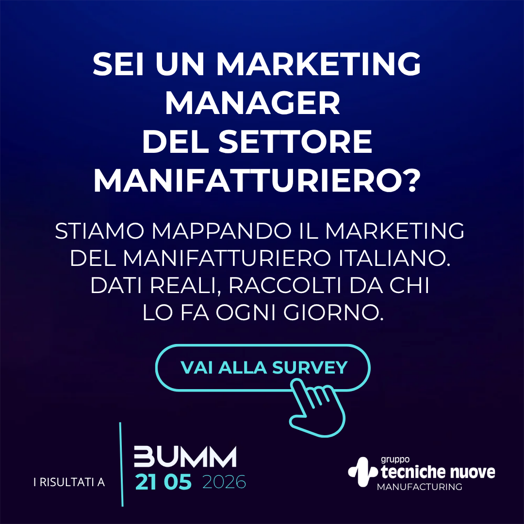  Sei un marketing manager del manifatturiero? Compila la survey e assicurati il tuo abbonamento gratuito a Magma 