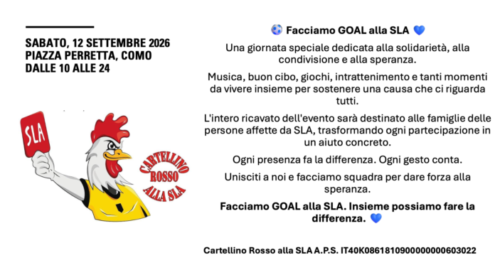 Cartellino rosso alla SLA Cartellino Rosso alla SLA