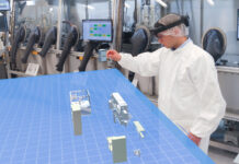 Working interactively with mixed-reality factory layouts