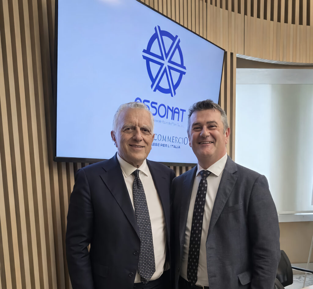 Luciano Serra, ASSONAT President, and Fabrizio De Nicola.