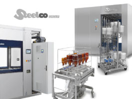 Gruppo Steelco. Soluzioni per il cleaning out of place fino alla sterilizzazione