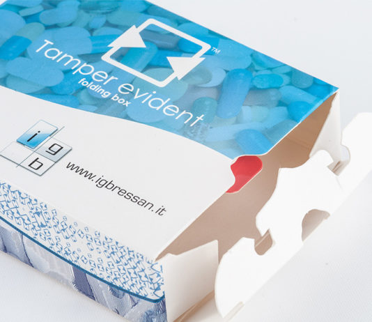 Igb Tamper Evident folding box: astucci senza colla né etichette
