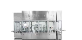 Tecnologia produttiva all’avanguardia Steriline-Linea-Robotica-di-riempimento-in-nest