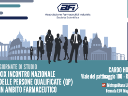 XIX Incontro Nazionale delle Persone Qualificate: due giorni dedicati alla qualità nel farmaceutico
