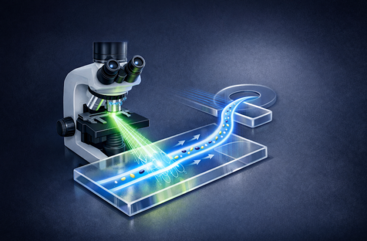 La luce per controllare i movimenti delle particelle nei fluidi