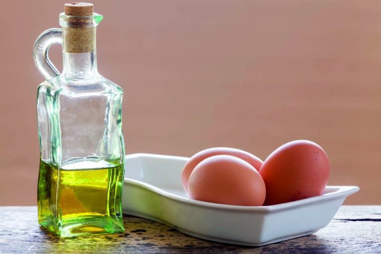 polifenoli in olio e uovo
