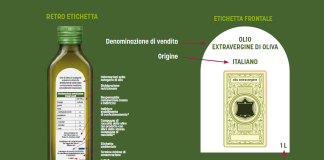 etichettatura olio extravergine di oliva
