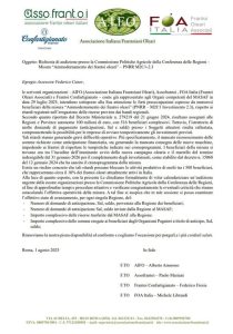 richiesta audizione