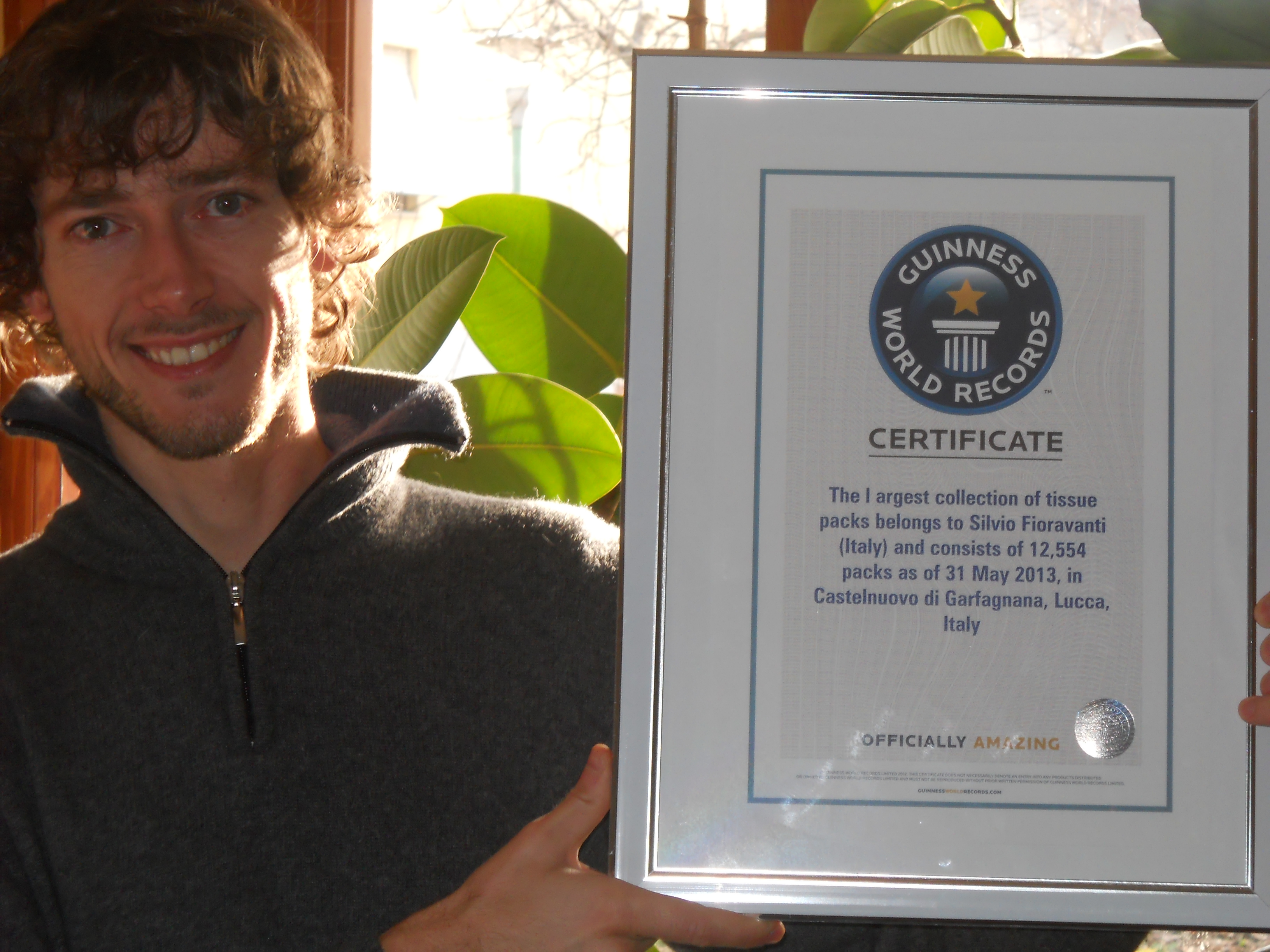 Silvio Fioravanti is a young archaeologist, who started collecting intact paper handkerchief packages some years ago.