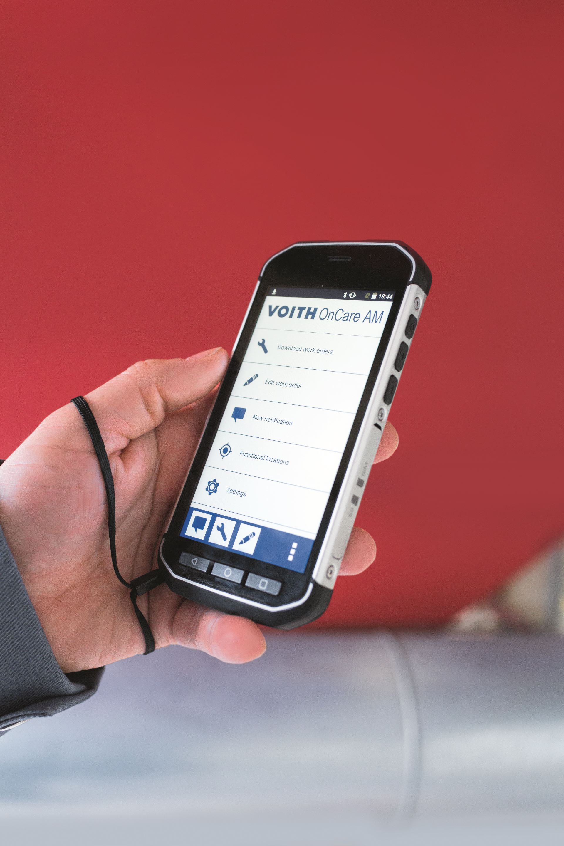 Voith is presenting its networked solutions like OnCare to increase the efficiency, productivity and quality of the entire paper production process supply chain.