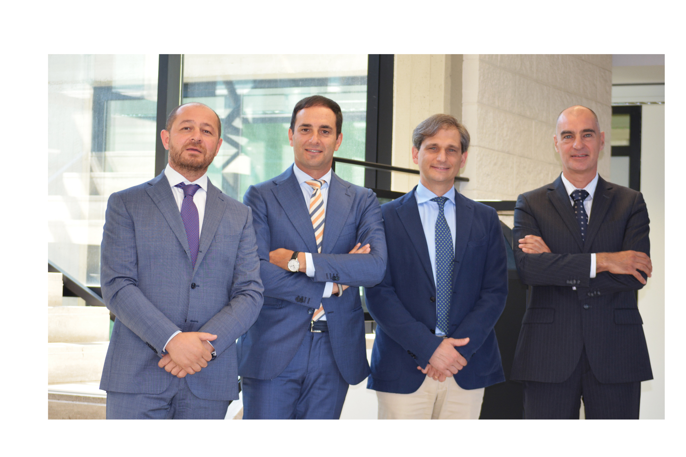 Futura announces new board and CEO In the picture, form left: Piero Ceccon, Fabio Boschi, Giovacchino Giurlani and Giulio Simonelli.