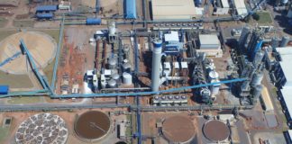 Fibria’s new pulp mill has a production capacity of 1,95 million tons of eucalyptus pulp per year