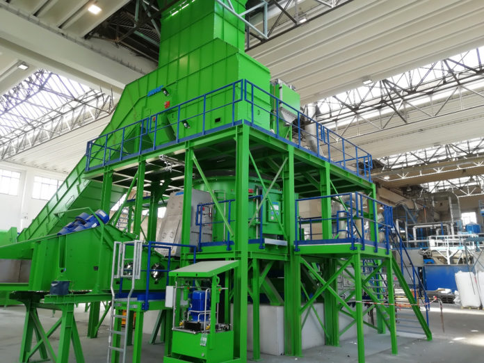 Kuehlschrank-Recyclinganlage