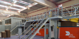 Production has started at the new DS Smith plant in Castelfranco Emilia