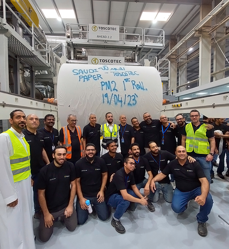 Saudi Paper Group (SPG) has started up a Toscotecsupplied Ahead 2.2