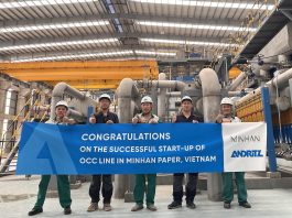Minhan Paper Starts Up 700 t/d OCC Line with Andritz Technology