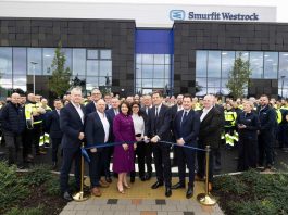 Smurfit Westrock invests over €40 million in groundbreaking Dublin airport packaging facility