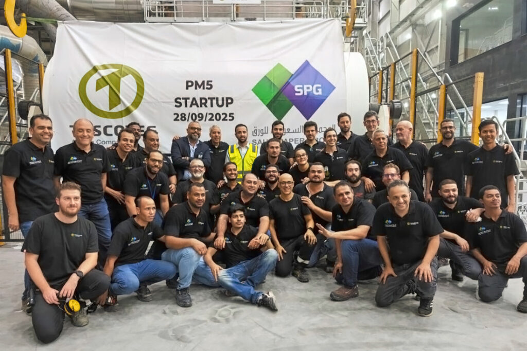 Paper Group Toscotec announces the successful start-up of the PM5 tissue line at ...