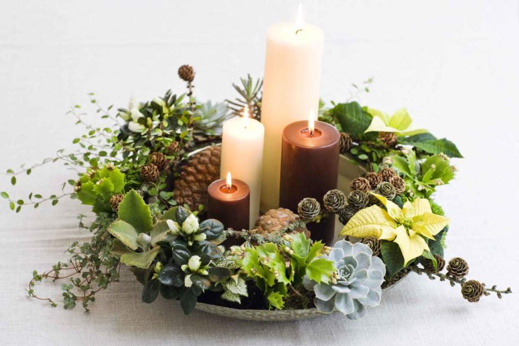 natale centrotavola