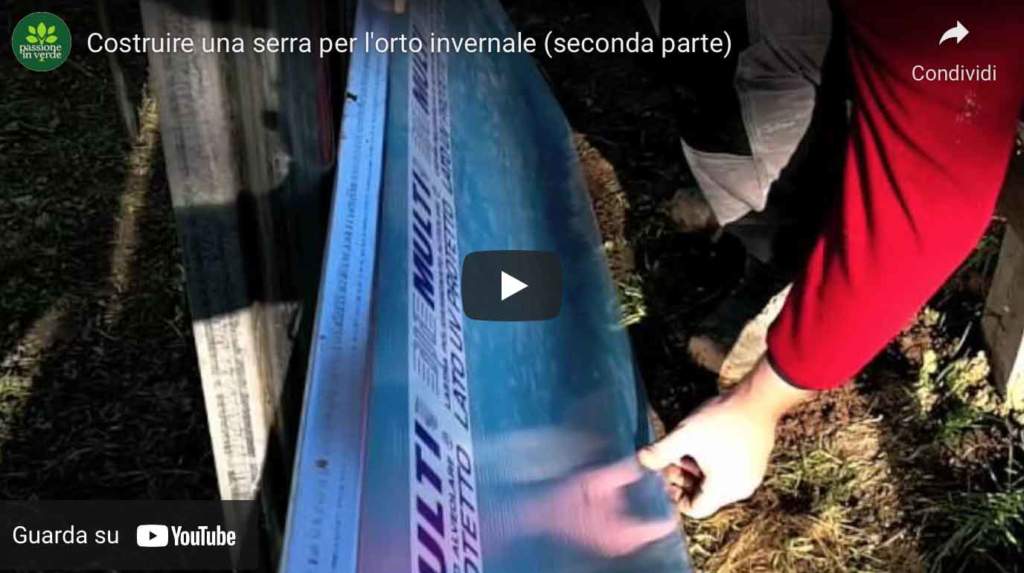 video costruire serra