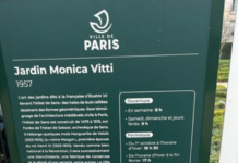 Gualtieri e Hidalgo inaugurano giardino Monica Vitti a Parigi giardino Monica Vitti