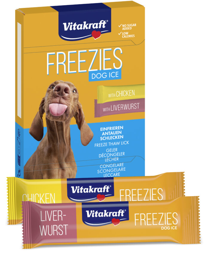 Vitakraft 41664 Freezies Dog Ice Pollo e Patè di Fegato con sfuso Vitakraft