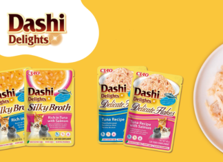 Inaba porta in Italia Dashi Delights: il gusto umami giapponese conquista il pet food felino Inaba