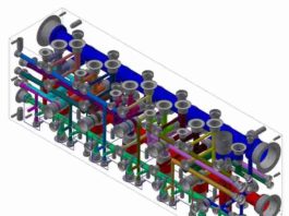 Efficient hydraulic manifold design