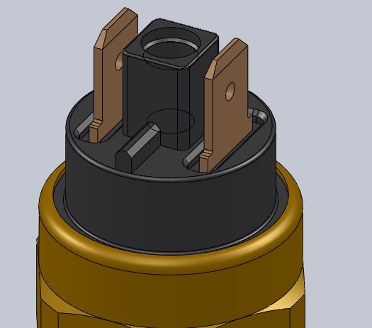 New miniaturized bimetal thermostat