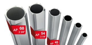 A new 36-mm diameter for the AP piping and new profile accessories