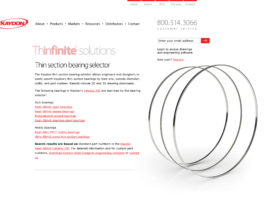 Kaydon unveils online bearing selector tool