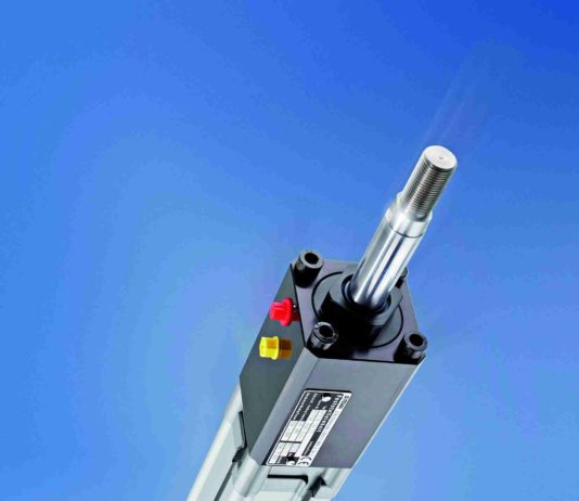 Pneumatic and safe locking