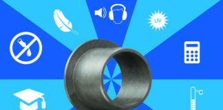 First plastic plain bearings in all standard sizes immediately available from stock