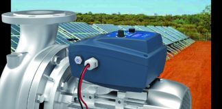 Island system for pumps and solar motors