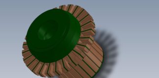 Less copper for electric head commutators