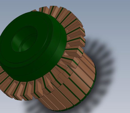 Less copper for electric head commutators