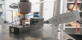 Control of an air bearing  through diaphragm valve