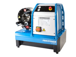 Ergonomic and powerful Finn-Power hose-crimping presses