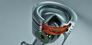 Unique piston design aids HD diesel waste heat recovery