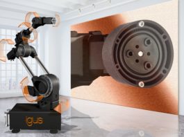 New plastic strain wave gearing enables low priced 6-axis robot