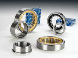 NKE series of single row cylindrical roller bearings