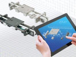Linear axes variable width and length from igus based on the modular principle