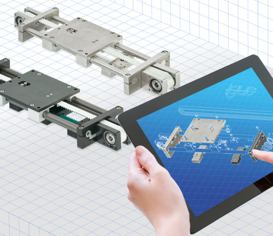 Linear axes variable width and length from igus based on the modular principle