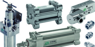 Stainless steel range of pneumatic components by A.P.I.