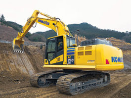 Komatsu presents a new intelligent machine control excavator