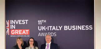 Mattei triumphs at the UK-Italy Business Awards 2017
