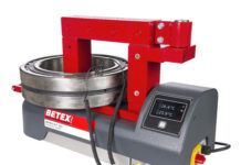 Bearing mounting with Betex induction heating 4.0 technology